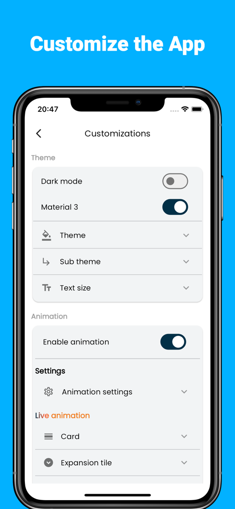 Aito AI: GPT & Gemini Chatbot - Aito AI app settings for dark mode and theme customization
