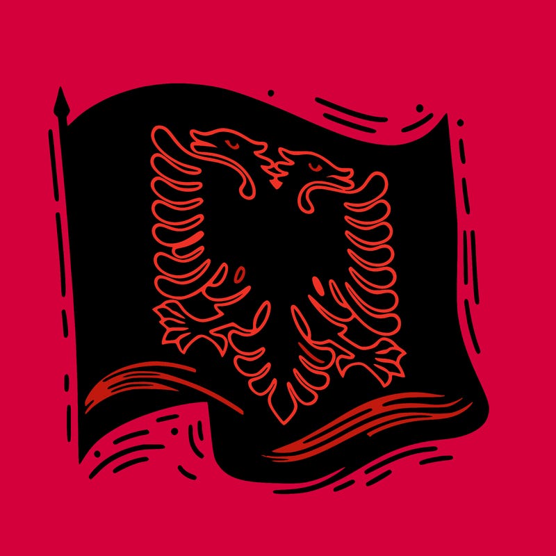 albanian flag