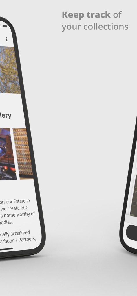 Bevvy - Bevvy mobile app screen displaying the whisky collection management feature