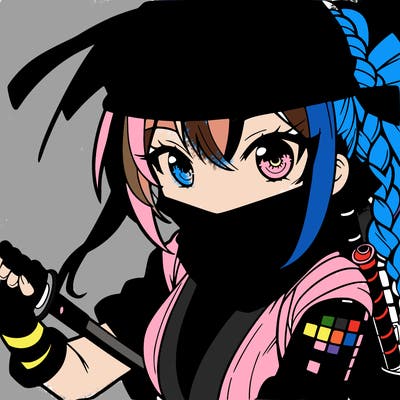 manga girl ninja
