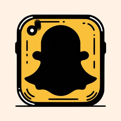 snap chat the app symbol