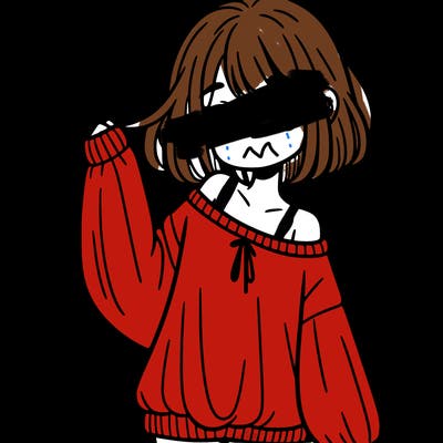 girl in baggy sweater hanging off her shoulder