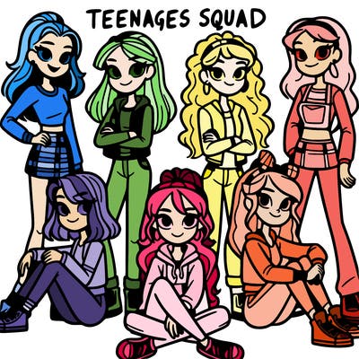 teenage girls squad