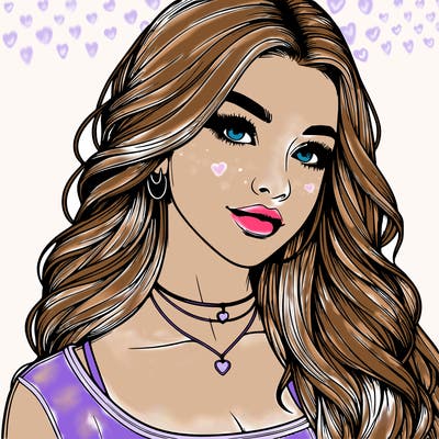 detailed realistic girl