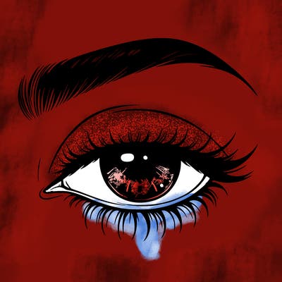 eye closed realistic