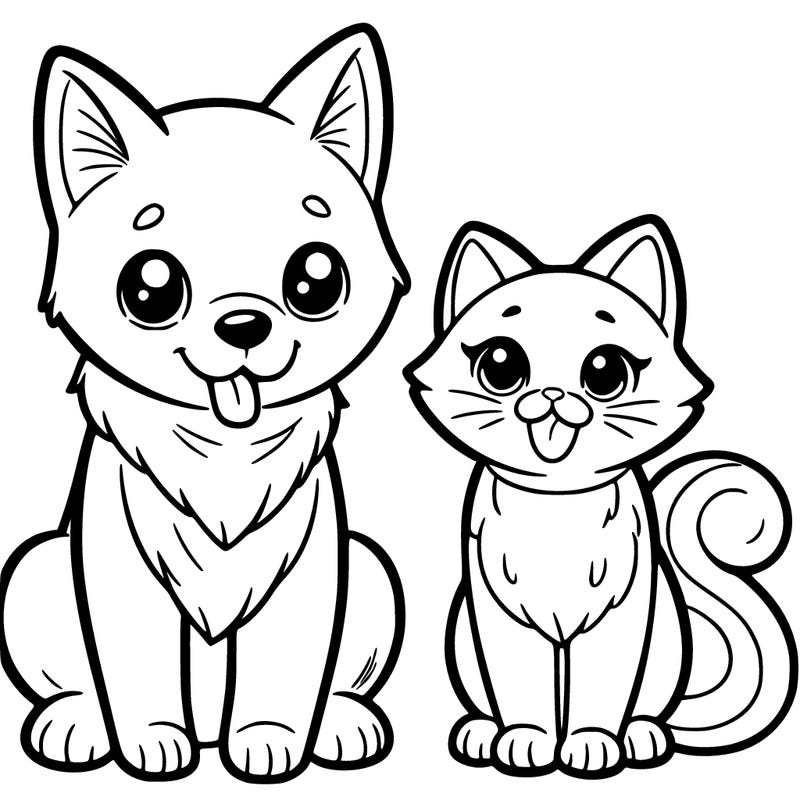 cat and dog