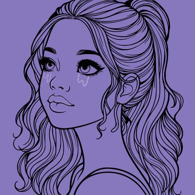 beautiful realistic girl