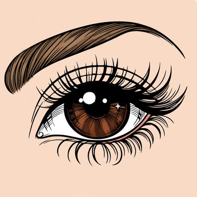 a beautiful eye
