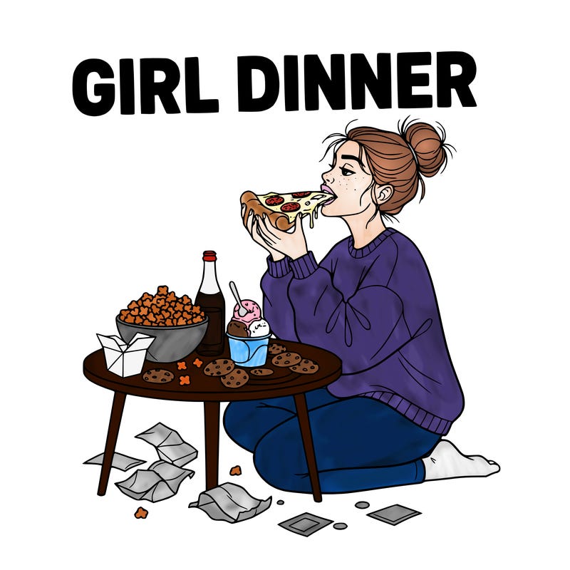 girl dinner