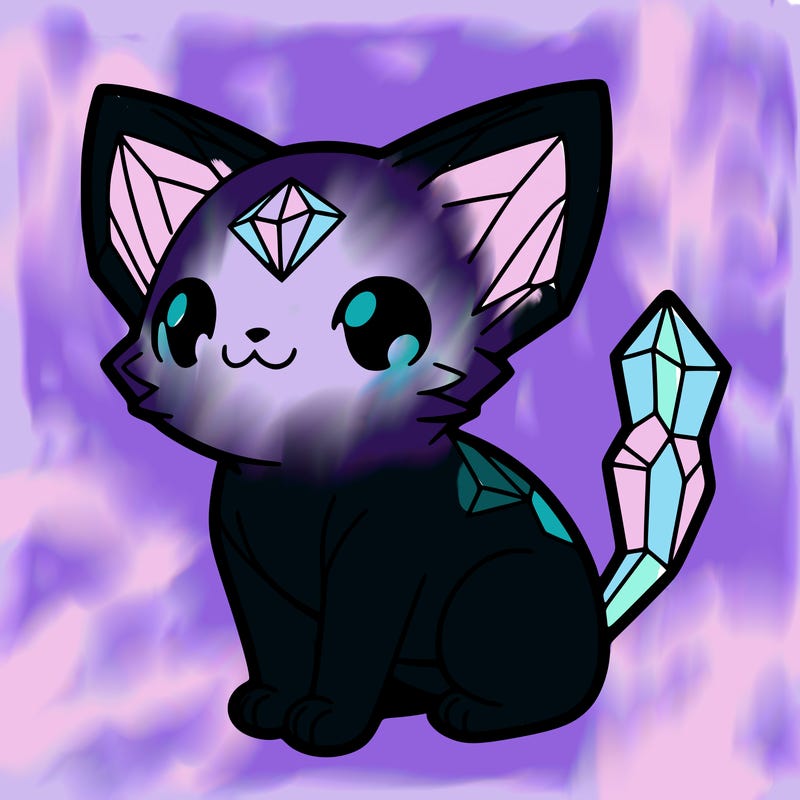 crystal kitten