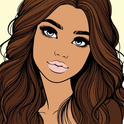 beautiful realistic girl