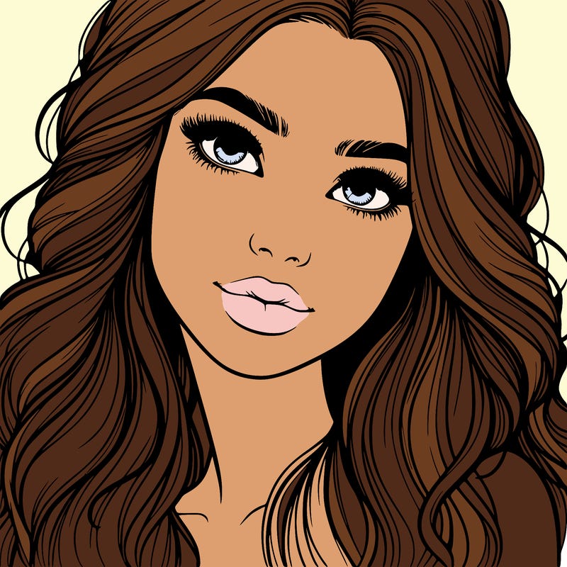 beautiful realistic girl