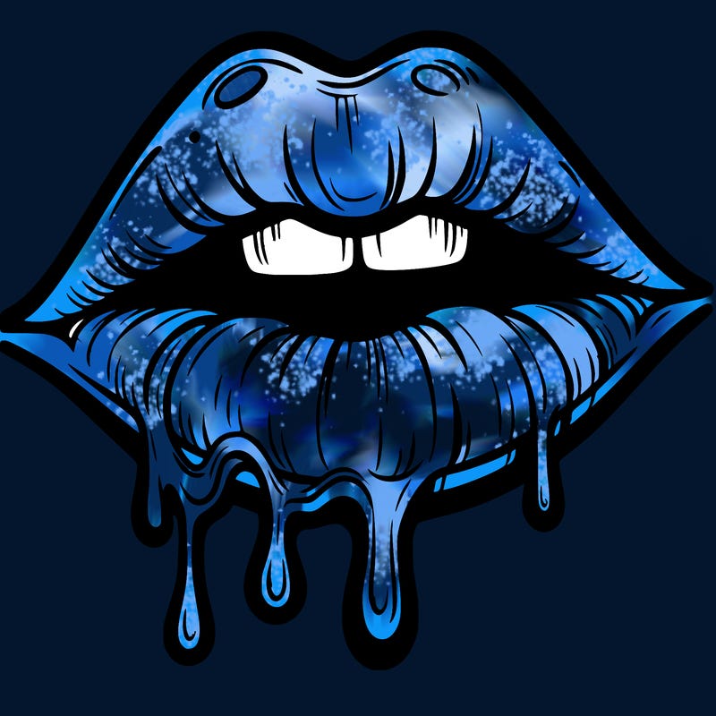 lips that look realistic and drip