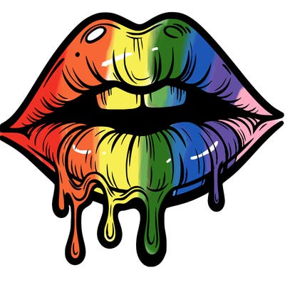 lips that look realistic and drip