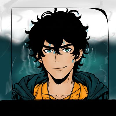 percy jackson anime realistic