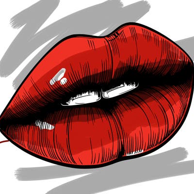 realistic lips