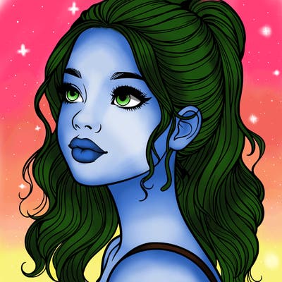 beautiful realistic girl