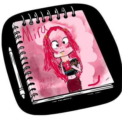 a blank sketch pad