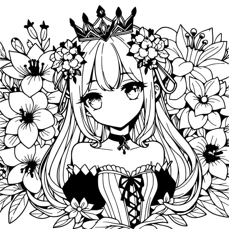 manga flower queen only one