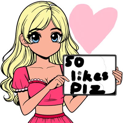 realistic pretty girl holding blank sign