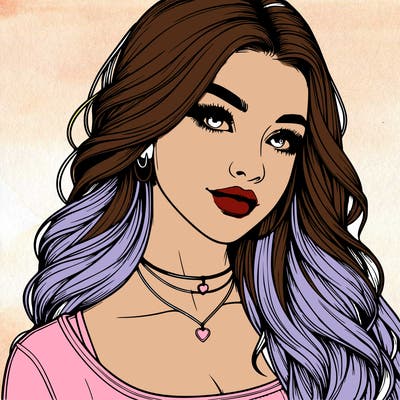 detailed realistic girl