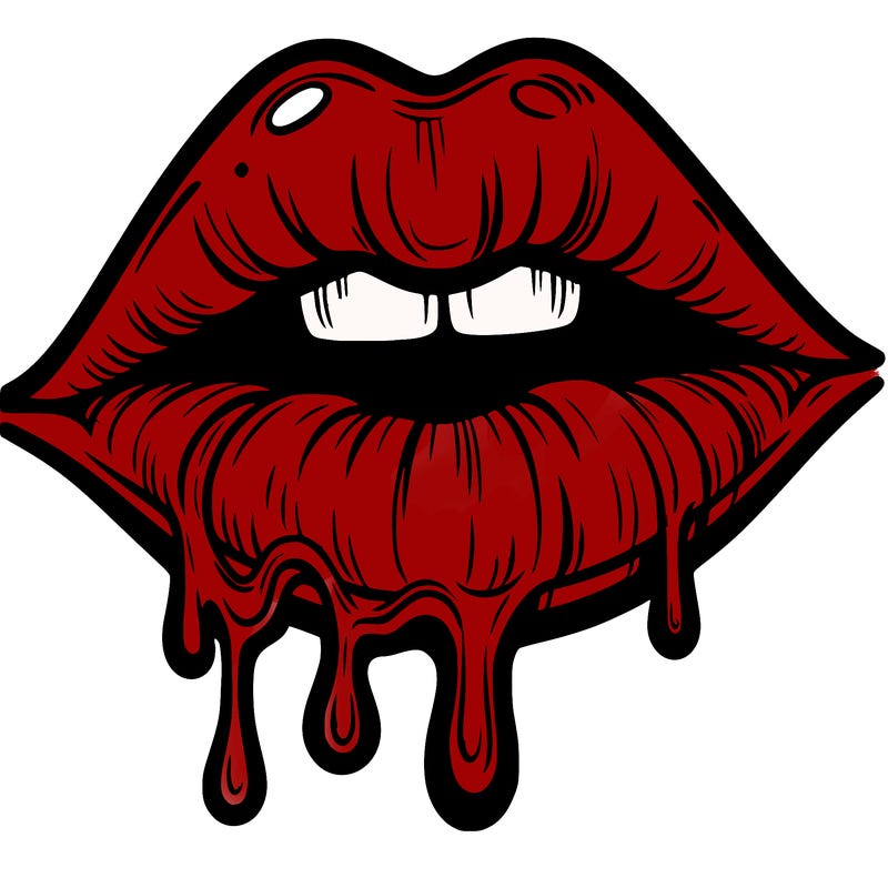 lips that look realistic and drip