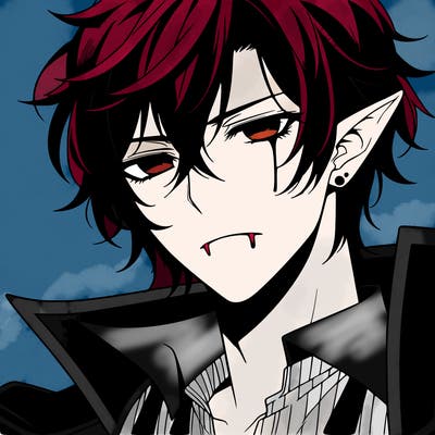 hot vampire anime guy
