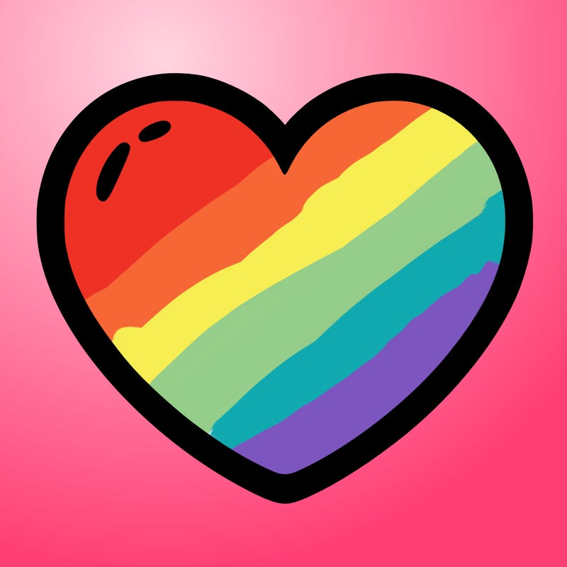 a blank heart