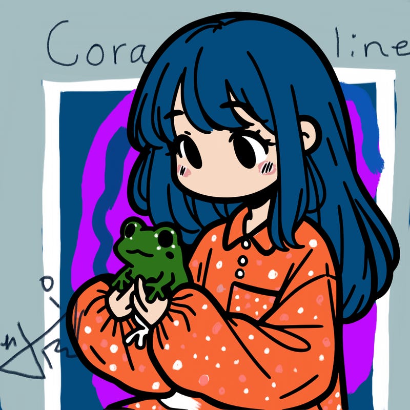 girl with long hair and a oversized shirt. and she is holding a frog