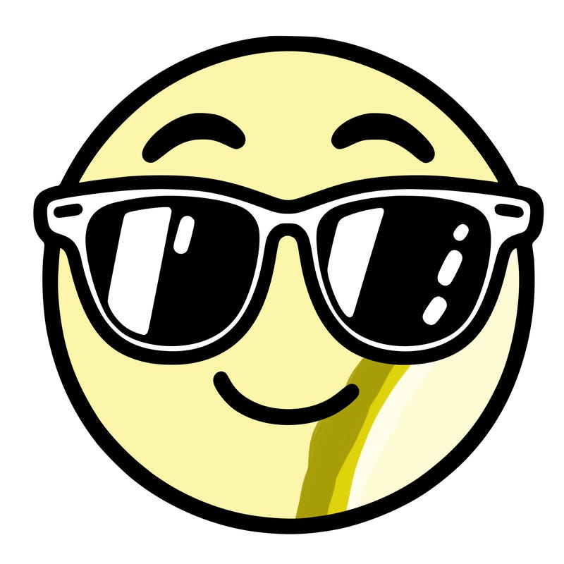 emoji with sunglasses