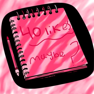 a blank sketch pad