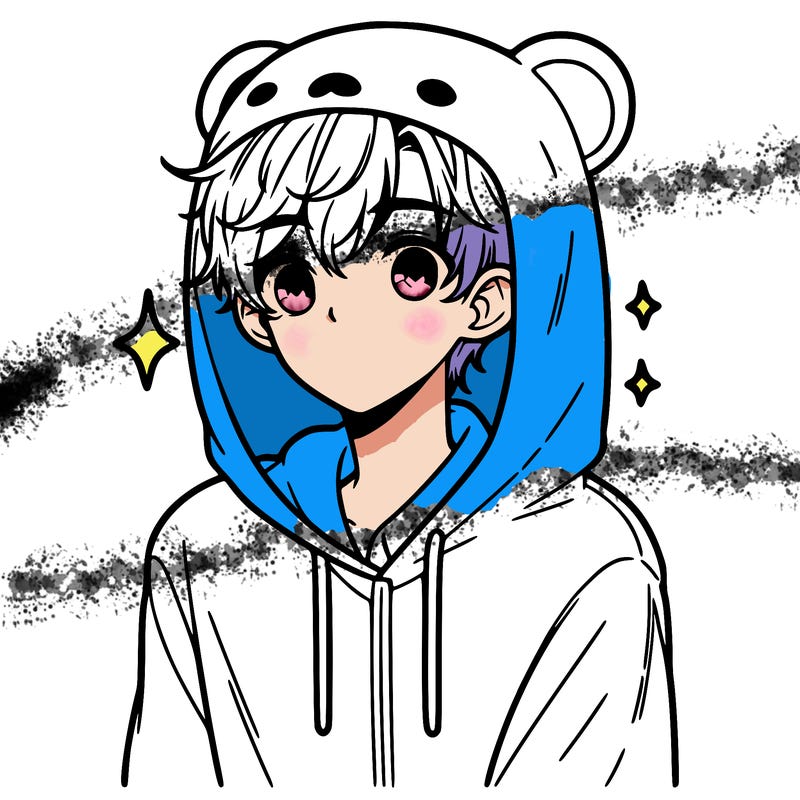 a 17 year old boy in a cute animal hoodie