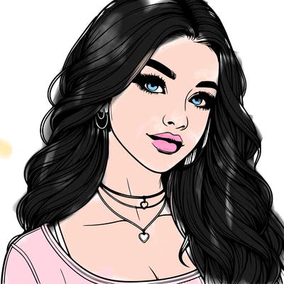 detailed realistic girl