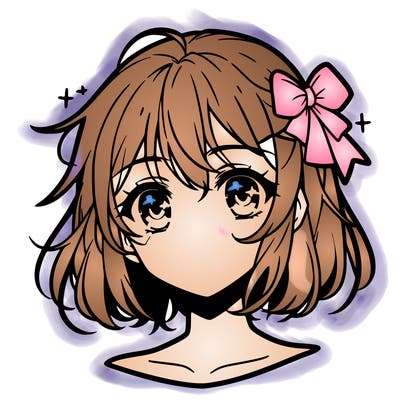 anime girl face