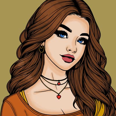 detailed realistic girl