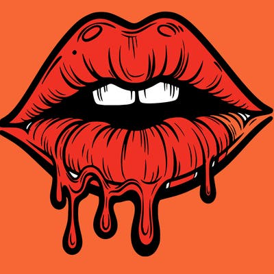 lips that look realistic and drip