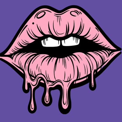 lips that look realistic and drip