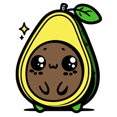 cute avocado