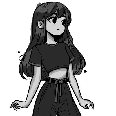 girl in a cute crop top