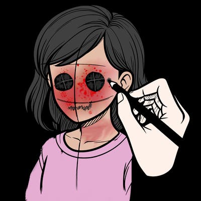 drawing a realistic person