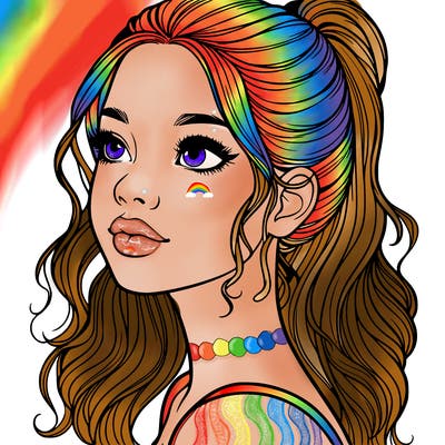 beautiful realistic girl