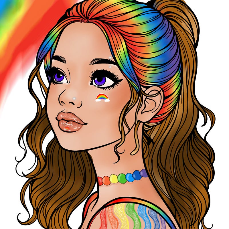 beautiful realistic girl