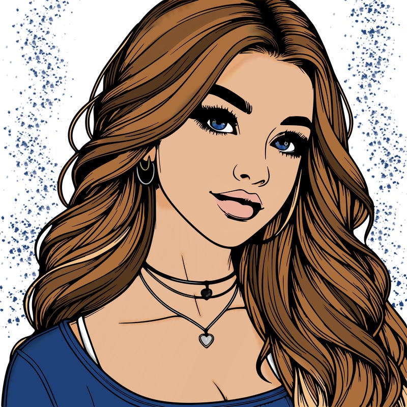 detailed realistic girl