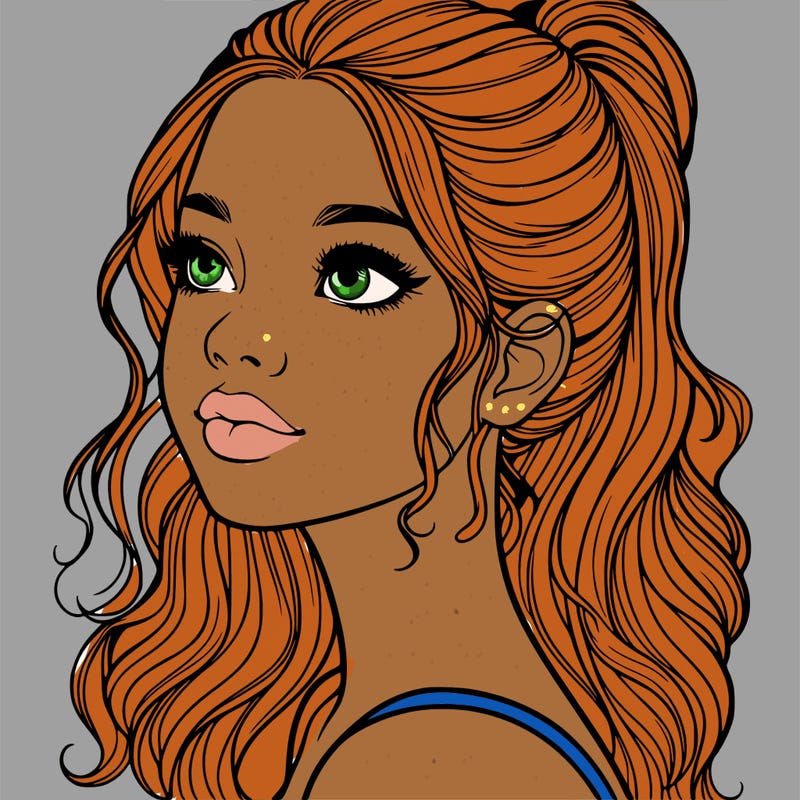 beautiful realistic girl