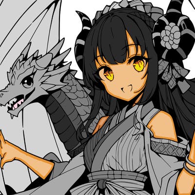 manga dragon girl