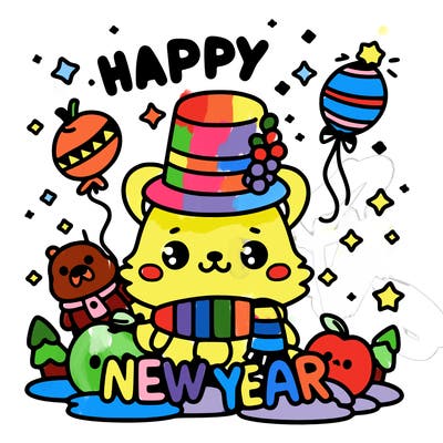 message : happy new year