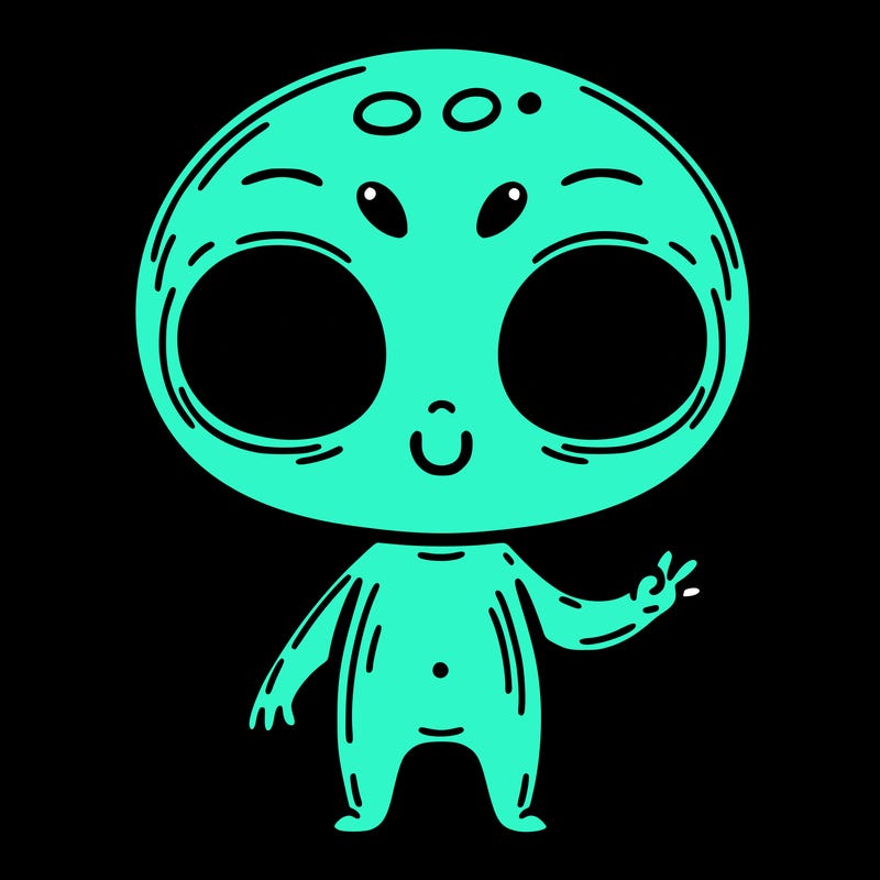 alien cute