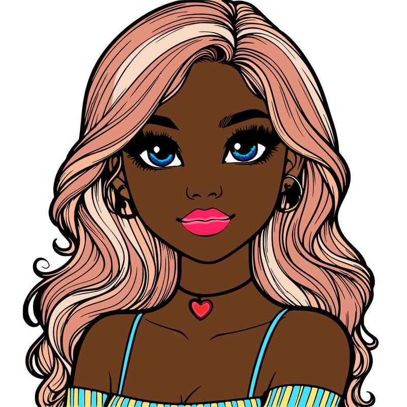 realistic pretty girl