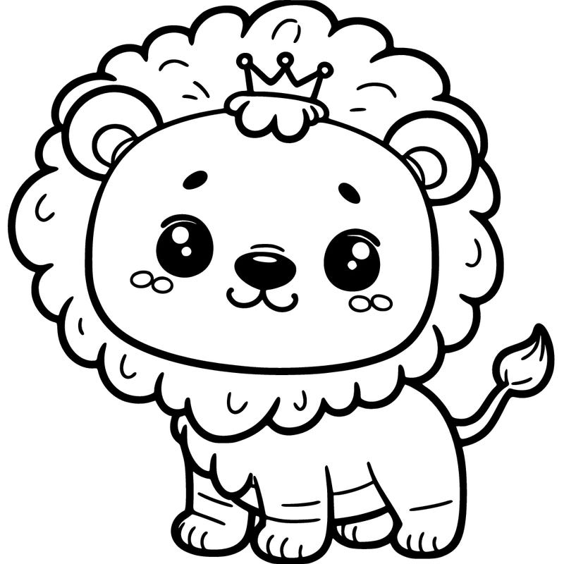 cute lion
