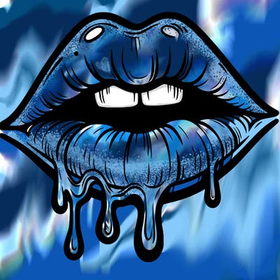 lips that look realistic and drip